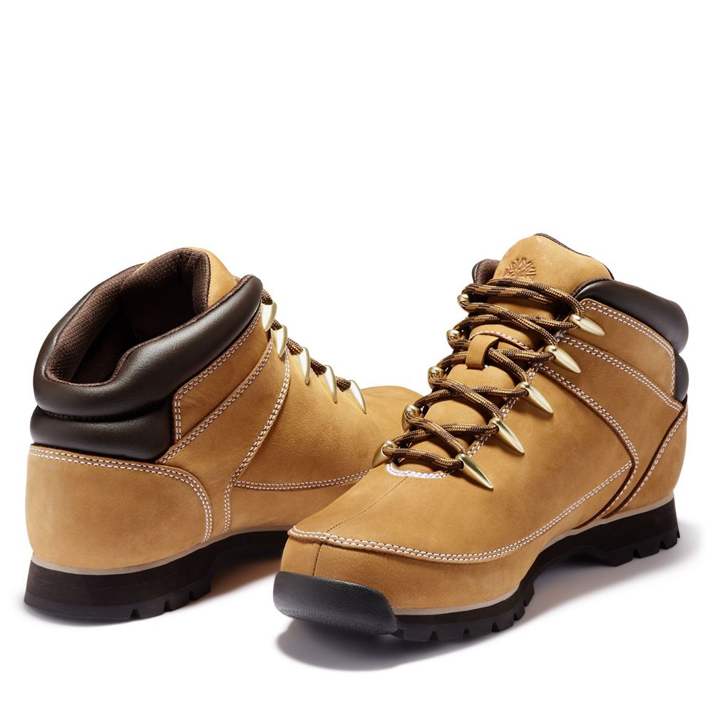 Botas de Montaña Timberland Hombre Euro Sprint Marrones/Negras - Chile WMP-087391